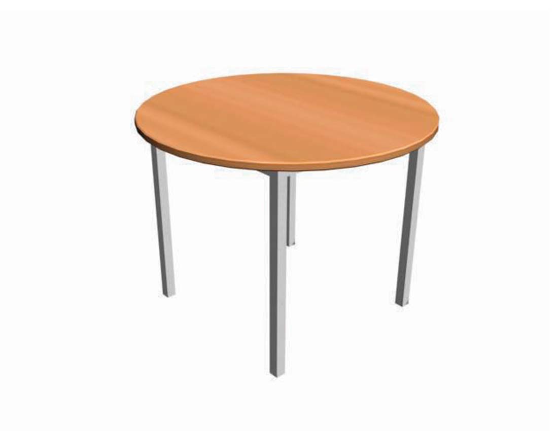 School furniture - Library Furniture: Study Tables – Round
